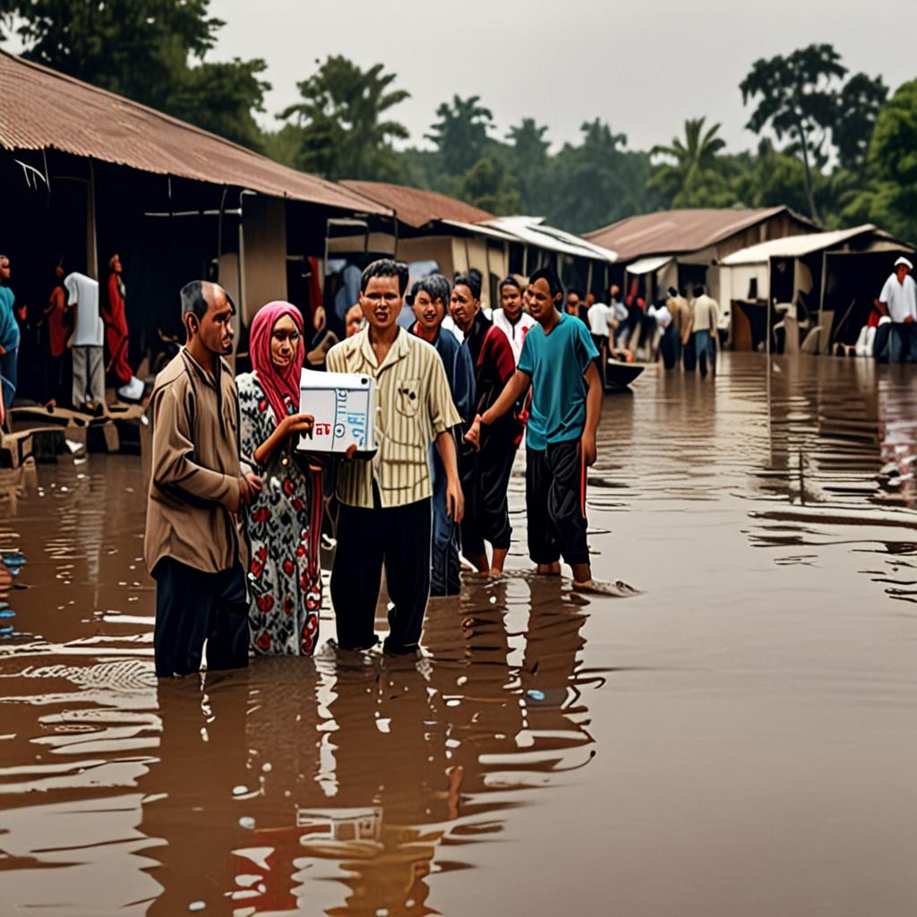 Bantuan Kemanusiaan untuk Korban Banjir Aceh Tiba